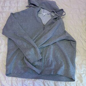 Gray Women's Hoodie Sweater